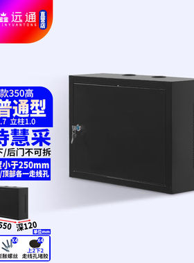 鑫远通2U网络机柜壁挂式小墙柜监控弱电电表箱机箱空气开关箱路由