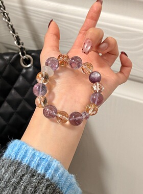 繁星璀璨紫水晶手链手串