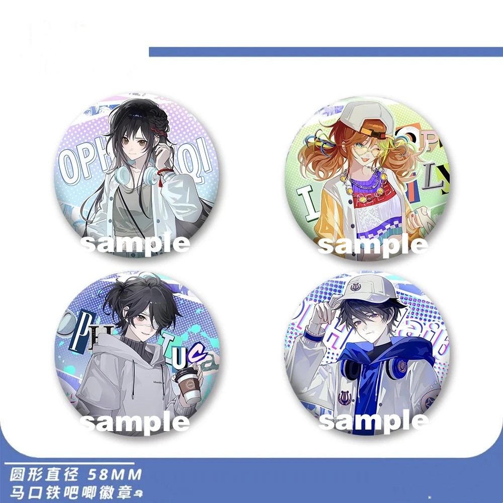 佣兵拉拉队友囚徒古董商二次元周边马口铁吧唧徽章学生收藏礼物饰