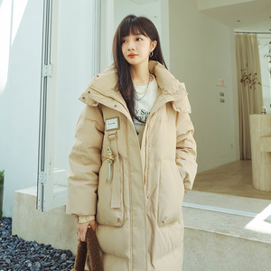 新款22年新款长款过膝衣羽绒服 123A-6673-P205-K298图片
