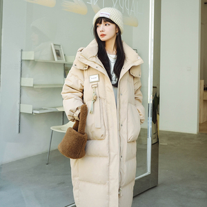 新款22年新款长款过膝衣羽绒服 123A-6673-P205-K298图片