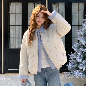 现货，新标90绒 ，假两件羽绒服外套 123A-6901-P315-K478图片