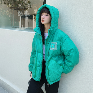 新款！22年新款压褶面料 羽绒服 123A-6671-P235-K358图片