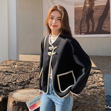 新款！22年秋冬短款小香风毛呢外套123A-9021-P155-K228，女装毛呢外套，浙宝123A