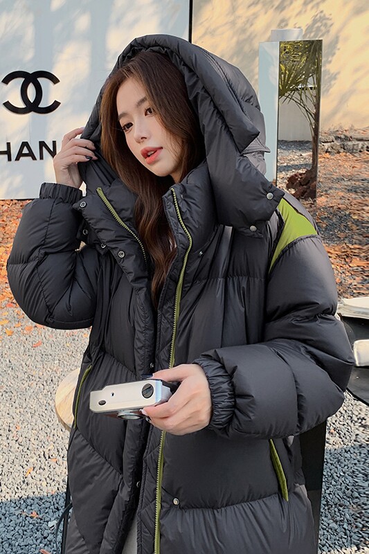 2022年新款加厚长款过膝羽绒服123A-6678-P195-K278,女装棉衣/棉服,浙宝123A