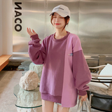 大货已出！2022年秋季新款拼色个性卫衣123A-2229-P105-K158，女装卫衣/绒衫，浙宝123A