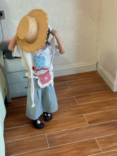 女童夏款t恤巨好看的套装2026新女宝宝夏装夏季短袖T恤长裤两件套