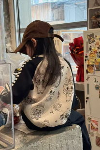 子套裝 兒童拉布布套裝 秋裝 2025男女童休閑運(yùn)動(dòng)兩件套labubu衛(wèi)衣褲