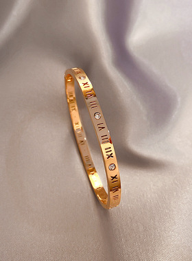 数字简约时尚百搭男女同款手镯