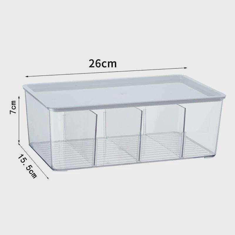 药品分隔收纳盒医院输液针管药物分类装分多格透明桌面家用医药箱