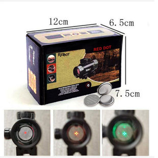 弹弓配件瞄准器观物镜1×40单筒望远镜激光镜可调上下左右寻物镜