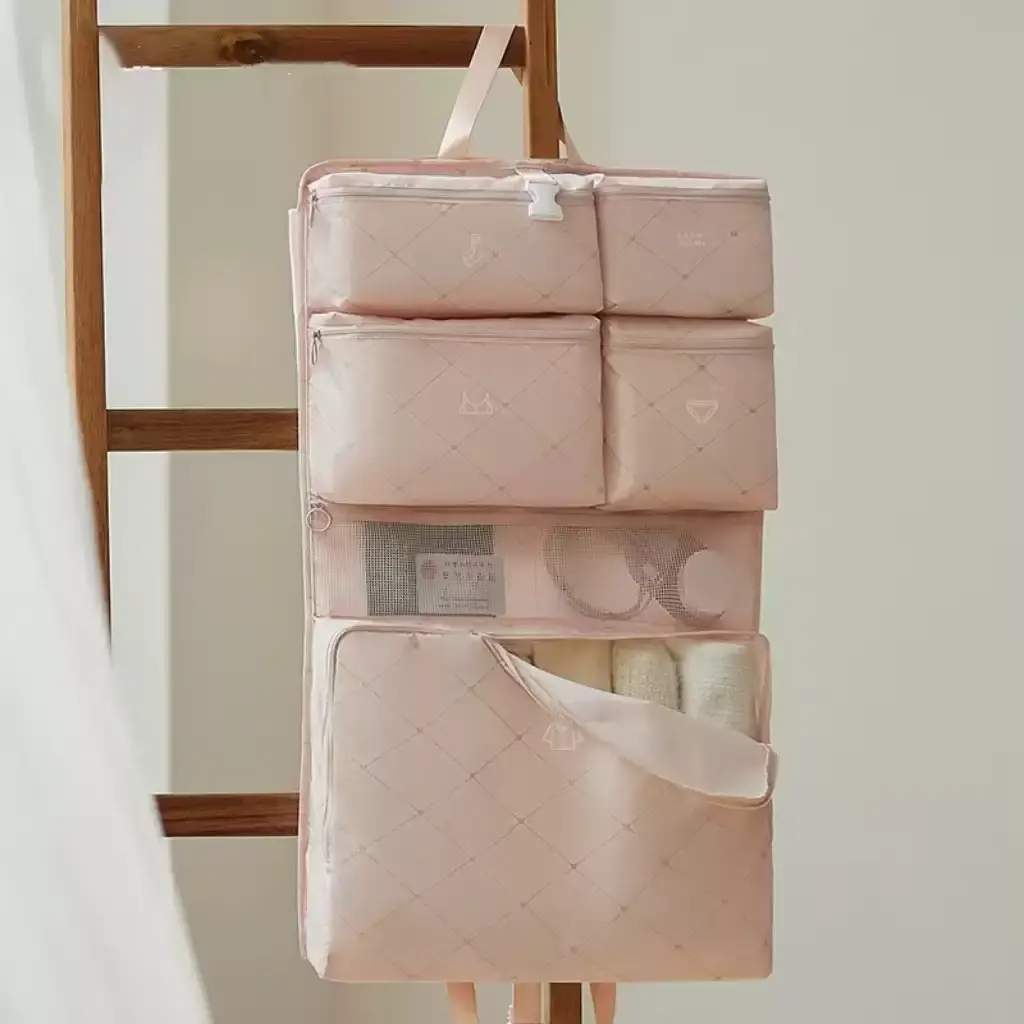 旅行衣服收纳袋短途出差行李箱衣物收纳整理包内衣内裤分装袋便携