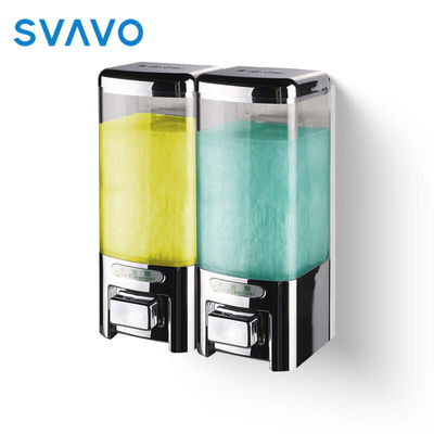 瑞沃（SVAVO）手按皂液器壁挂式免打孔洗手液盒商用卫生间洗手机