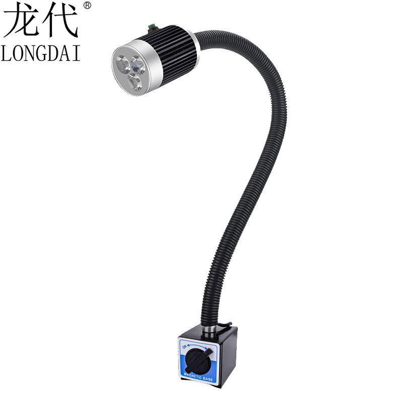龙代（longdai）LED机床工作灯铣床万象软管照明灯磁性工业台灯万