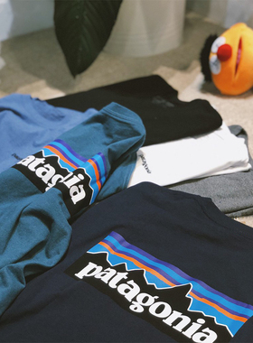 现货巴塔混纺T恤Patagonia Responsibili P-6户外环保透气棉38504
