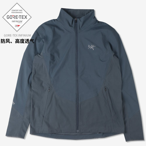 现货始祖鸟防风弹力透气软壳风衣