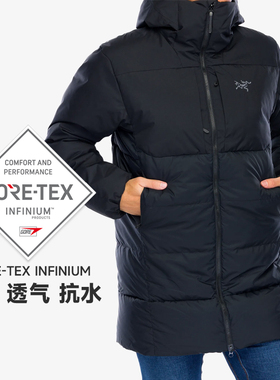 现货始祖鸟GTX软壳加厚防风羽绒大衣长款男保暖Thorium SV Parka