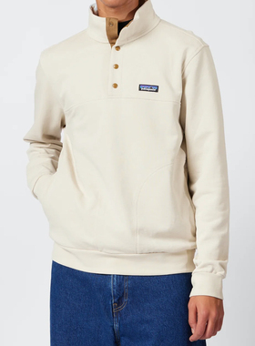 25新款Daily Snap-T毛圈套头衫卫衣纯棉男士复古Patagonia 25490