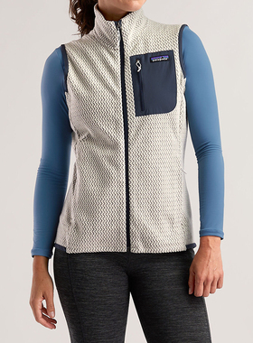 25新款巴塔R1 Air Vest抓绒马甲女士透气保暖背心Patagonia 40290