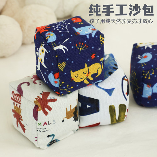 【纯手工制作】纯棉卡通帆布沙包