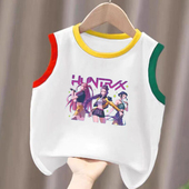 POP猎魔女团周边男女2026年夏季 纯棉背心甜美可爱百搭T恤衣服