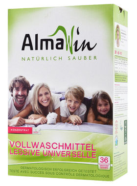 AlmaWin爱蓓温德国进口有机白色衣物洗衣粉强力去污去渍漂白2000g