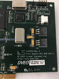 ASI duplex Master Full PCI LS7643 DVEO DVB III两口现货