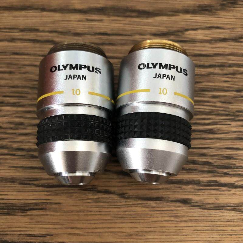小胖 olympus奥林巴斯a10x/0.25显微镜物镜 成色新