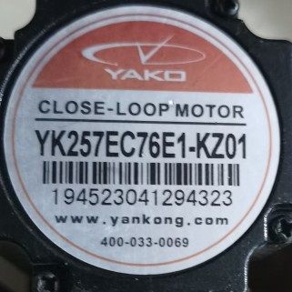 研控YAKO YK257EC76E1-KZ01 8MM轴57闭环步进电机议价