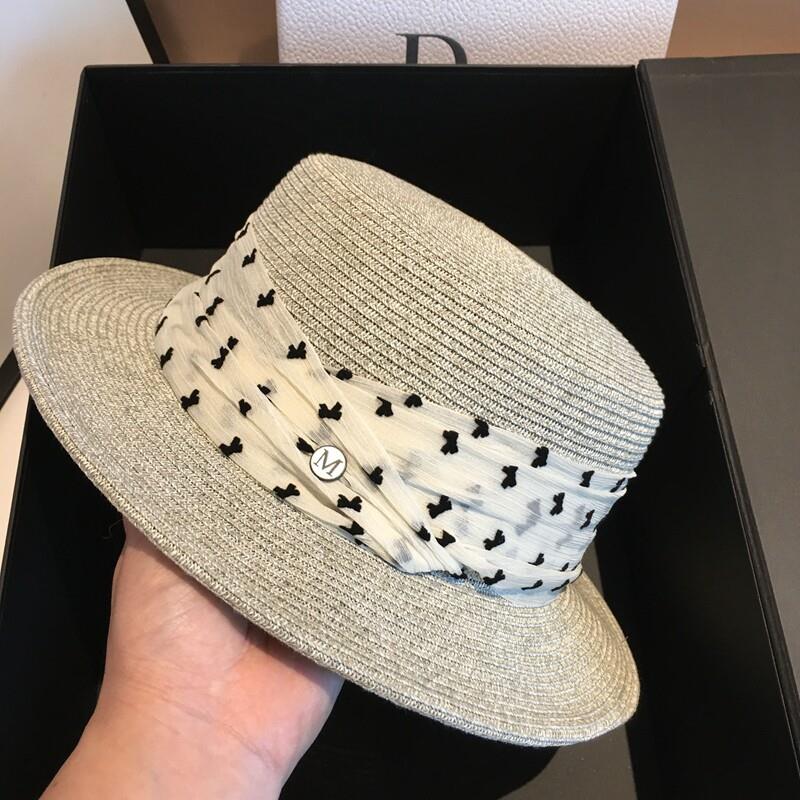 草帽女夏季新款平檐遮阳