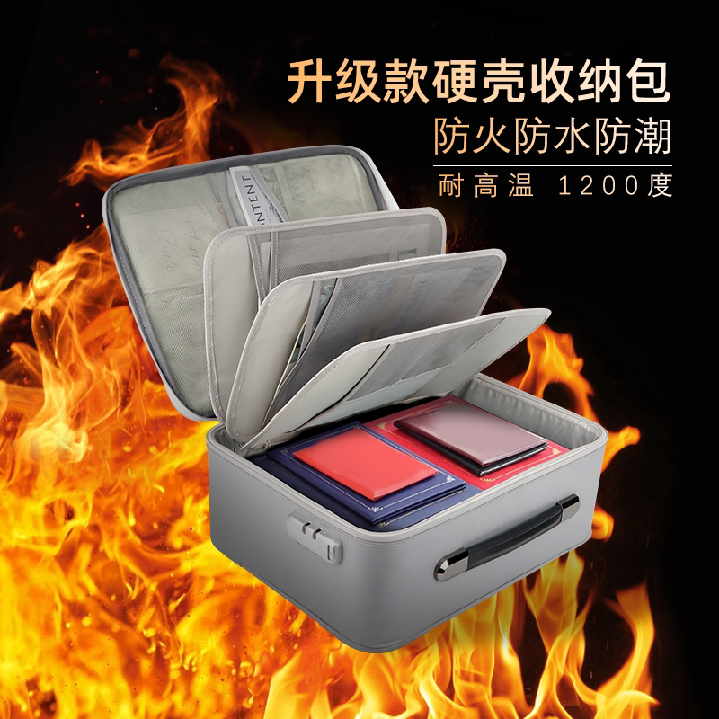 防火防水证件收纳包多功图片