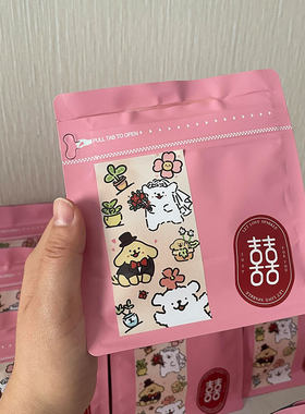 吾家婚品新款卡通喜糖袋子