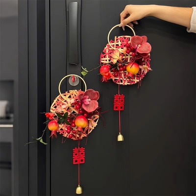 吾家婚品婚房房门喜字挂饰