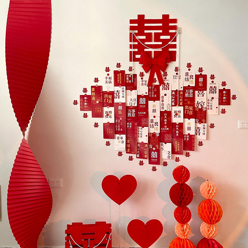 吾家婚品婚房爱心明信片装饰