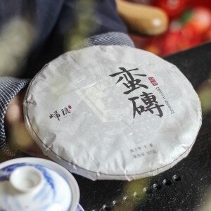 【蛮砖】2020年西双版纳古六大茶山之蛮砖乔木头春357g普洱生茶饼