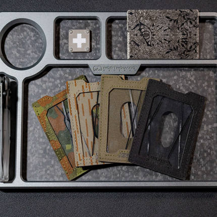 VER-01 「 视 」 可视化卡套模块系统 EDC证件卡套 背后是勾面