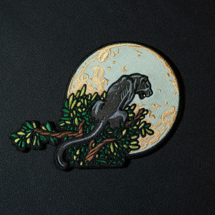 星星精品复创臂章高品万针刺绣魔术贴士气章 限量款 捕食者