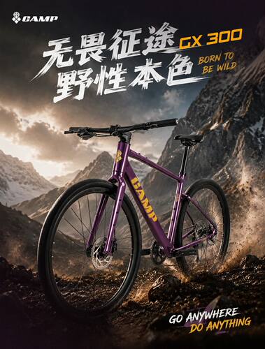 CAMP坎普2026款GX300平把铝合金越野公路车9速油刹车内走线瓜车