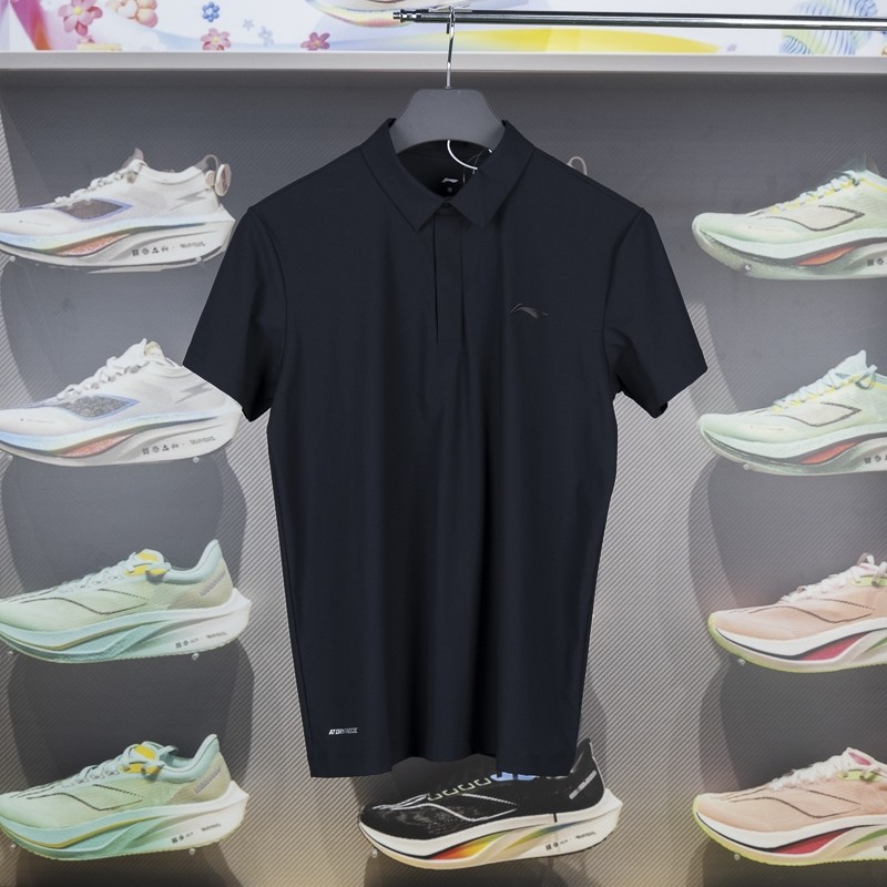 李宁短袖POLO衫冰感舒适防晒