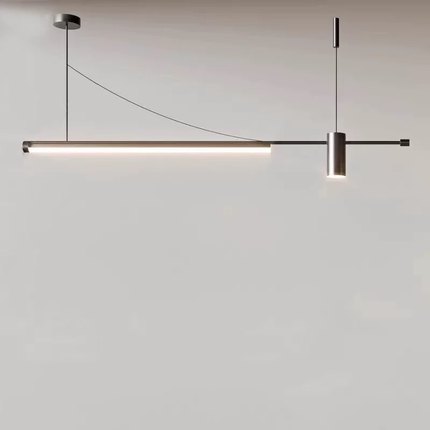 2025现代北欧led吊灯餐厅前台吧台展厅饭桌岛台样板间专卖店网红