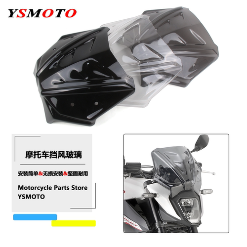适用本田CB400F CB500F hornet 24款 改装前挡风玻璃防风风挡玻璃