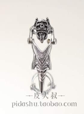 复古朋克夸张风戒指个性摇滚