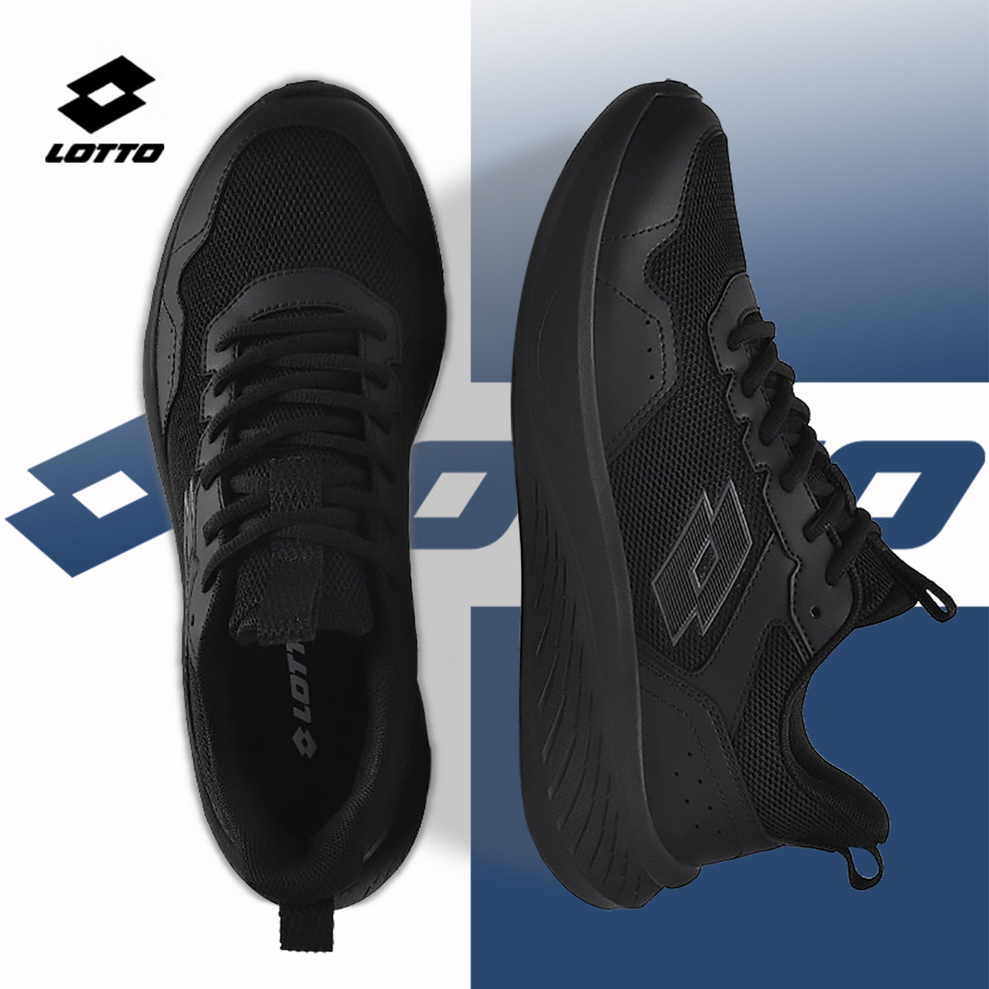 乐途男女款网面运动鞋轻便跑步鞋