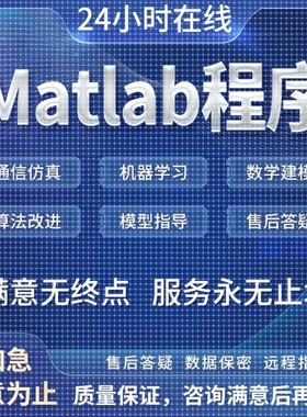 Matlab程序代做Python深度学习图像处理信号通信仿真代码算法编程