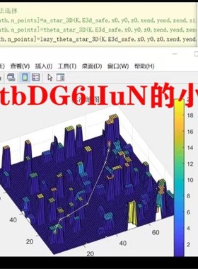 无人机三维路径规划,Astar算法,theta+star算法