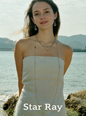 Star Ray礁石长款项链新款叠戴高级感轻奢配饰女度假通勤穿搭锁骨