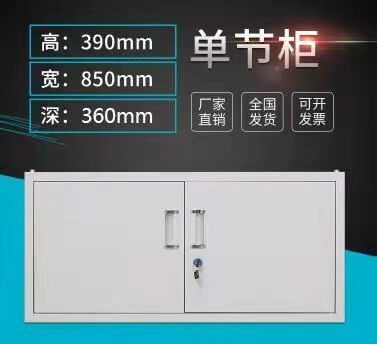 广州单节文件柜铁皮带锁抽屉柜