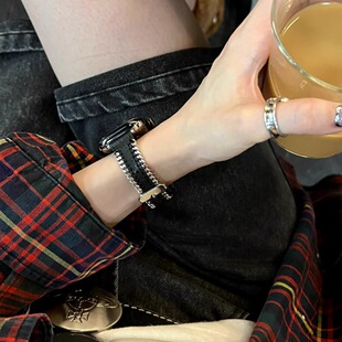 IAMYEE手工小众设计链条表带适用applewatch4567s8s9S10iwatchS11