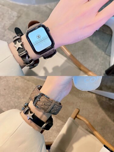 YEEBAND苹果真皮表带适用Apple