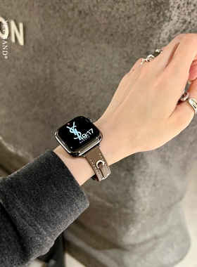 IAMYEE磁吸落日大道表带适用于applewatch4567代S8S9S10iwatchS11